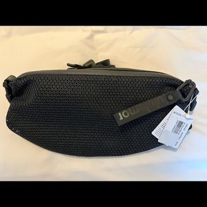 lululemon All Hours Belt Bag crossbody in black/olive